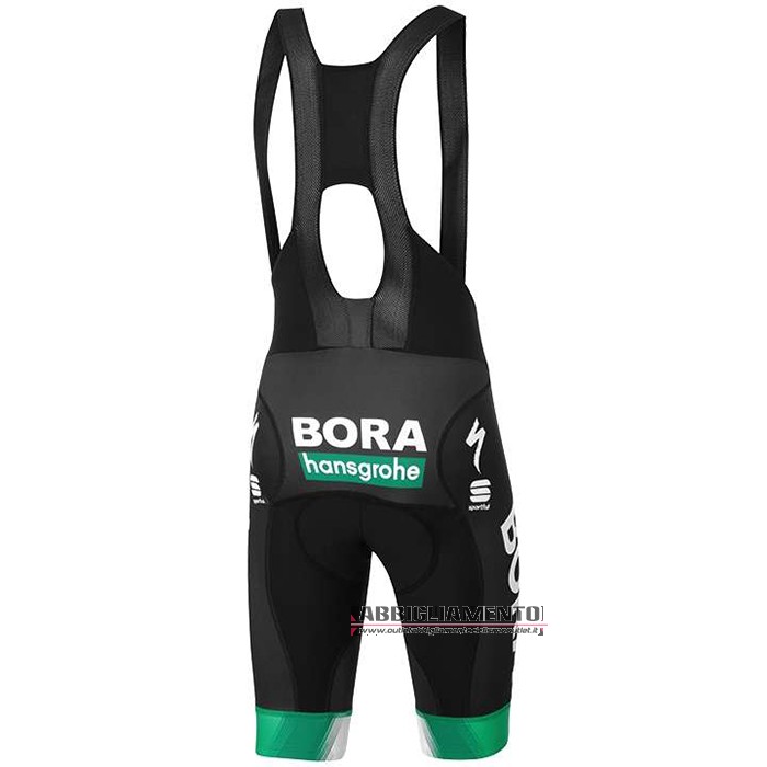 Abbigliamento Bora-hansgrone 2020 Manica Corta e Pantaloncino Con Bretelle Bianco Verde - Clicca l'immagine per chiudere